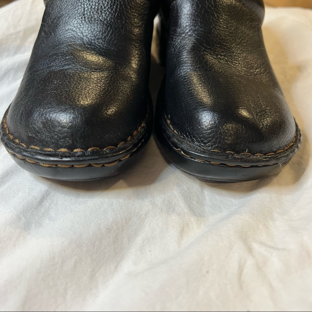 COPY - Hold - BOC Toby II Clog size 8 Black Leather - Picture 7 of 14